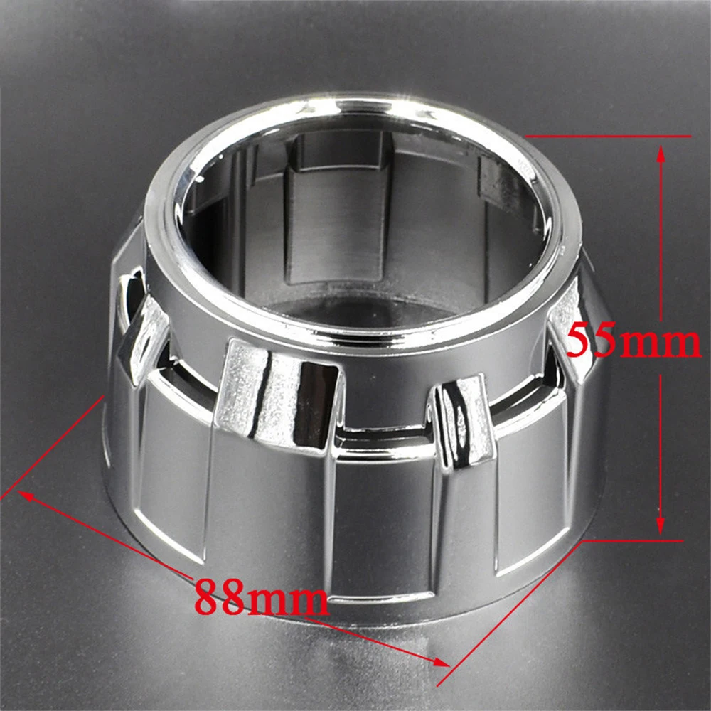 2 5 дюймовая Биксеноновая HID-линза для проектора черная серебряная кожуха маска