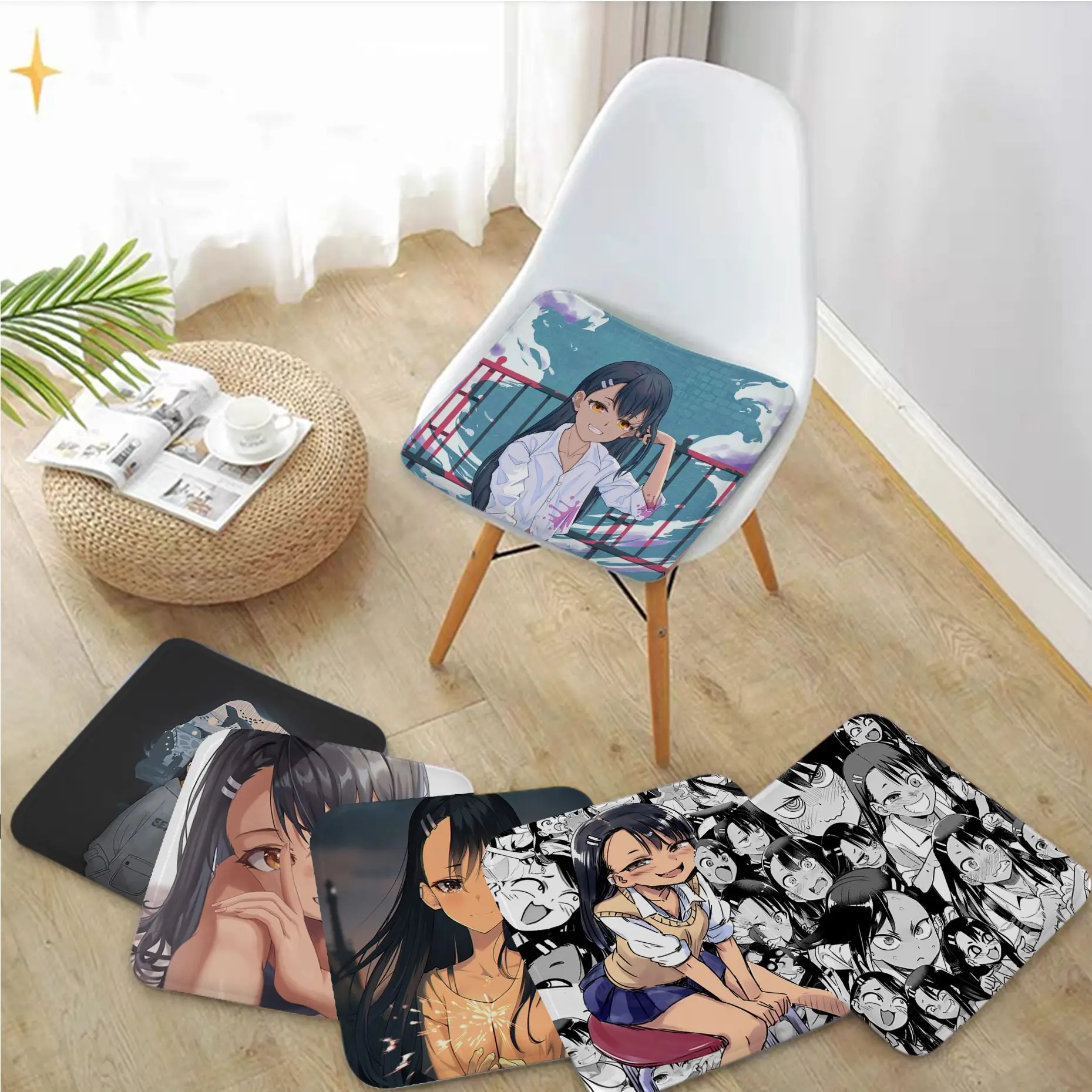

Don't Toy With Me, Miss Nagatoro Tie Rope Plush Cushion Home Back Cushion Soft Comfortable 50x50cm Stool Seat Mat