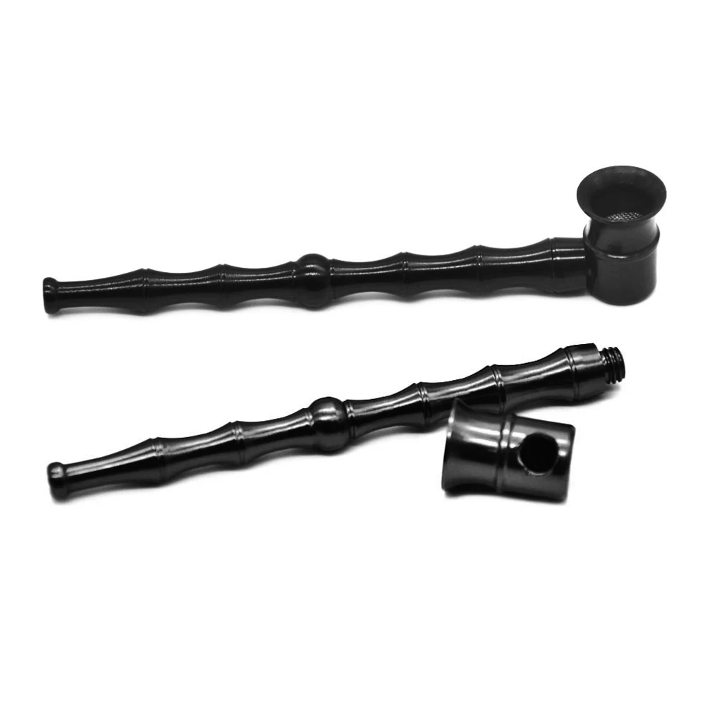 Бамбуковая форма Длинные табачные стебли металлические трубки портативная