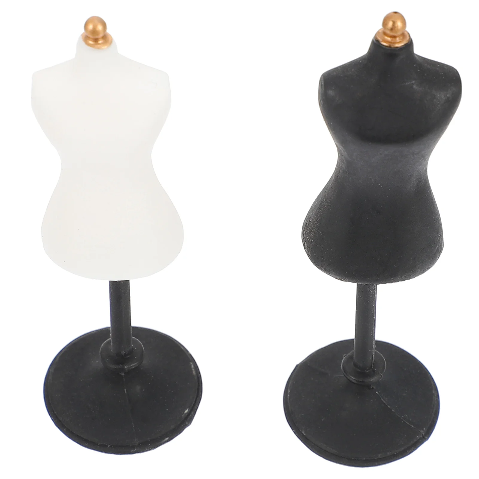 

Clothes Dress Mannequin: Sewing Form Cloth Gown Display Support Holder Mannequin Model Stand Accessories For Display Black