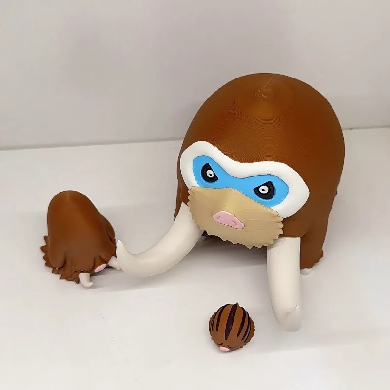 Фото 3D печать масштаб 1/20 World Swinub Piloswine Mamoswine Pokémon игра периферийные устройства PLA коллекция модель настольный орнамент украшение №3