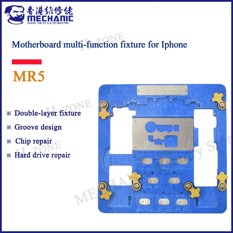 

MECHANIC Motherboard Fixture Multifunctional IC Chip CPU NAND Fingerprint Repair PCB Holder for IPhone XR 8P 8 7P 7 6SP 6S 6 MR5