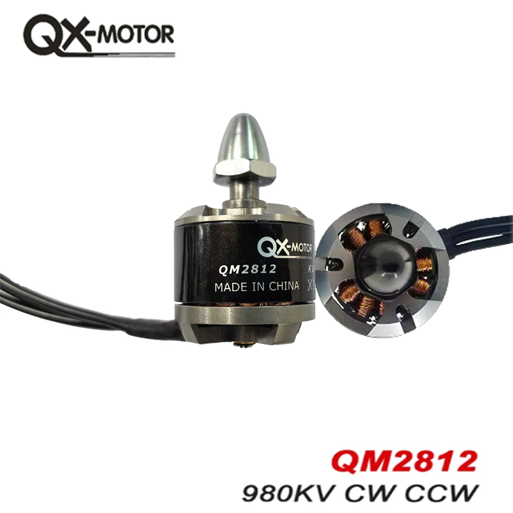 Классический бесщеточный двигатель мотор QX QM2812 CW CCW 980KV широко подходит для