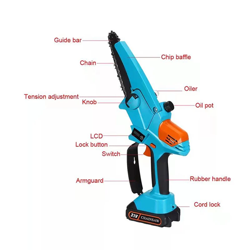 1500 вт стандартная съемная литиевая батарея пила по дереву беспроводная цепная