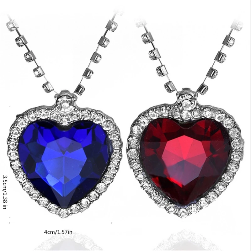 Современное ожерелье с подвеской эффектная цепочка для свитера со стразами