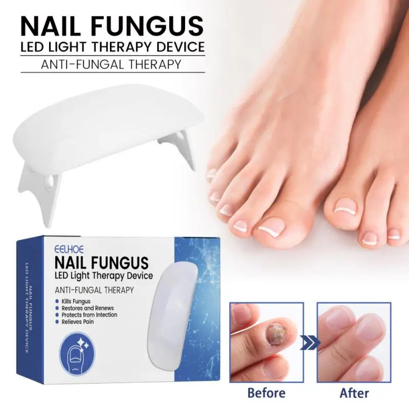 

EELHOE Nail Repair Light Therapy LED Lamp Hand Foot Nails Yellow Soft Nail Repair Thickening Smooth Nail Surface Accessories New