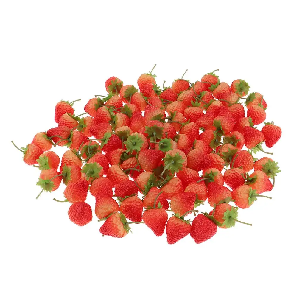 

Искусственная клубника, искусственные фрукты, модель еды, ферма, украшение для ресторана