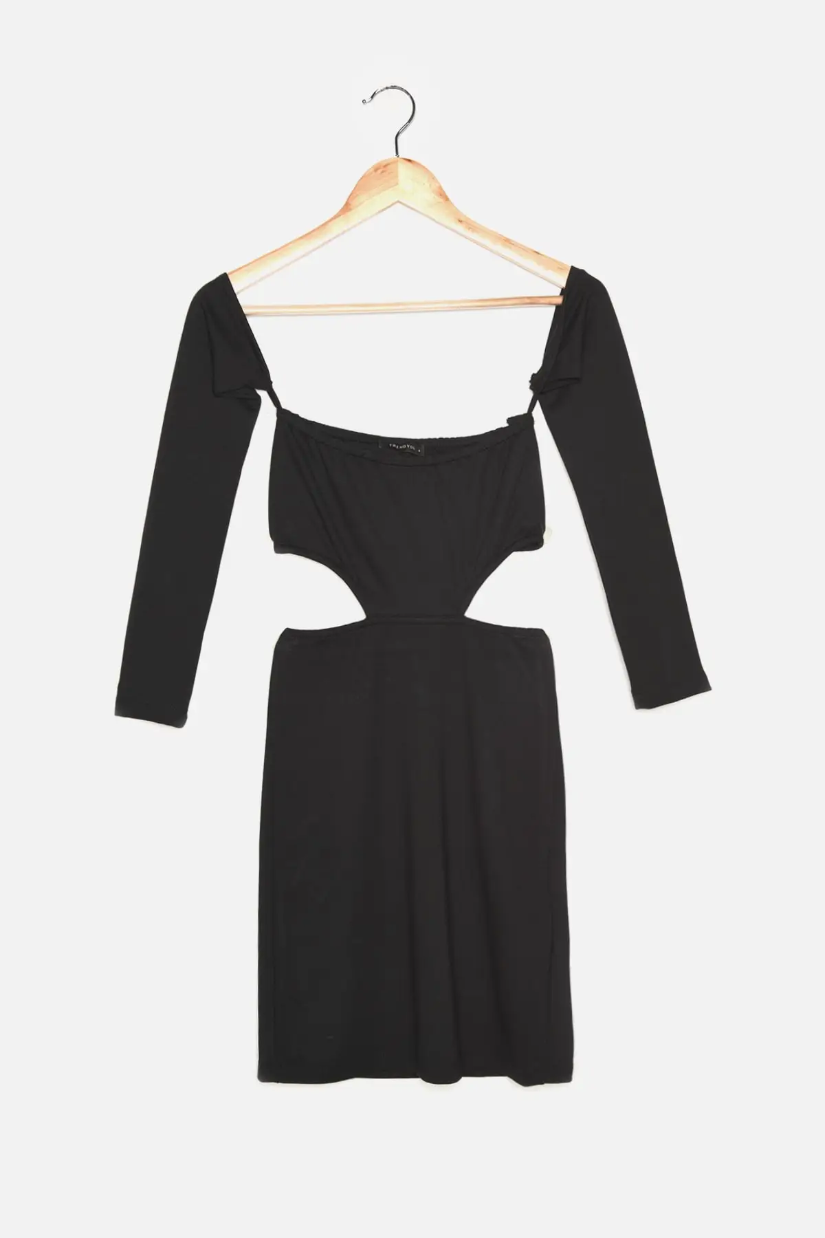 

Trendyol Low-Cut Mini Knitted Dress TWOAW22EL0362