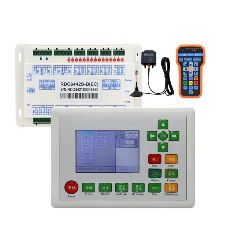 Новейшая система лазерного управления Ruida Rdc6442g/Rdc6442s беспроводная ручка Bwk301r Bwk301t