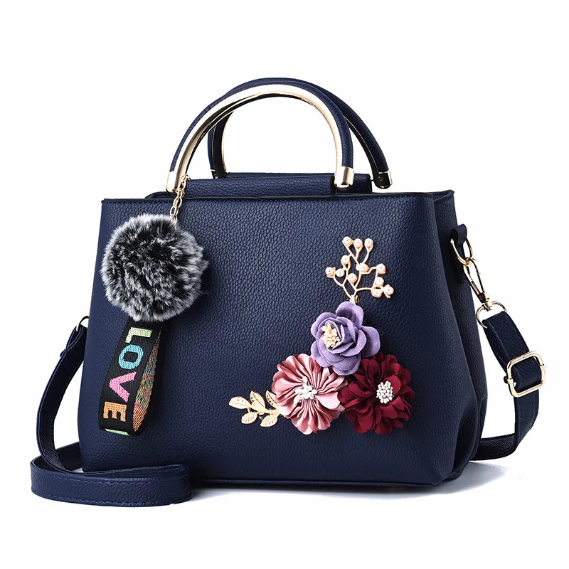 Fashion Luggage &Bags Women's Handbags Crossbody Trendy NEW Flower Beautiful PU Waterproof Casual Shoulder  Ladies Bolsos