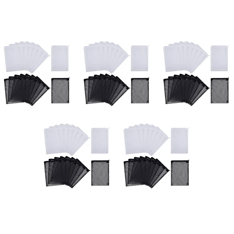 

80 PCS Aquarium Mesh Media Filter Bags, Nylon Media Filter Mesh Bags With Zipper (For Particulate Carbon), Bio Balls