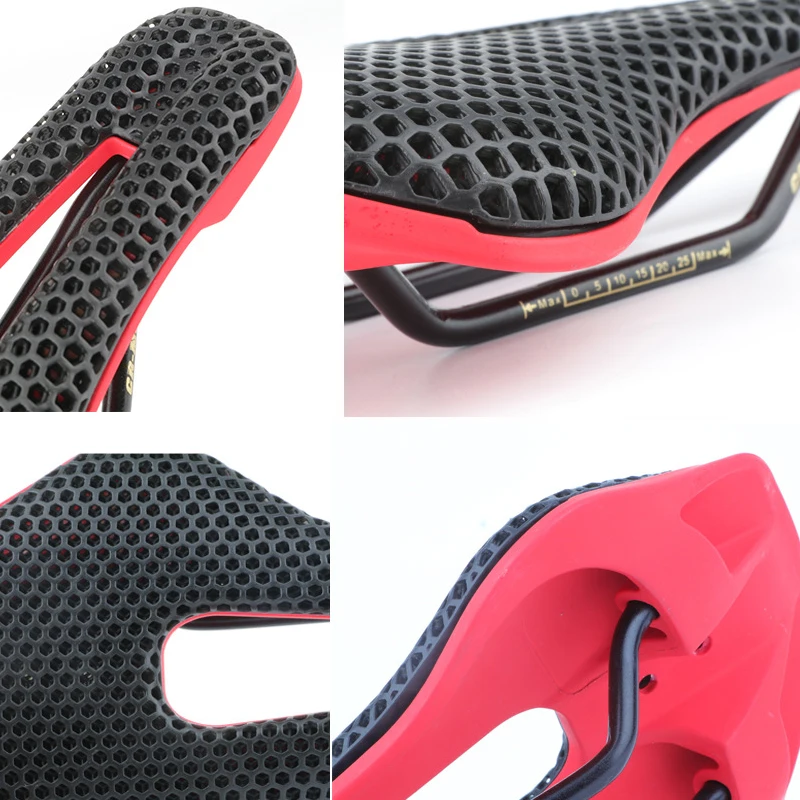 RACEWORK Седло с 3D принтом структура улья полая велосипедное сиденье MTB дорожные