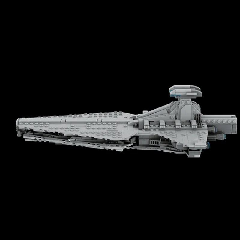 Фото Конструктор MOC «Звездный разрушитель класса Венатор» (574 детали) — модель Галактической Империи, архитектурный набор для самостоятельной сборки, подарок №3