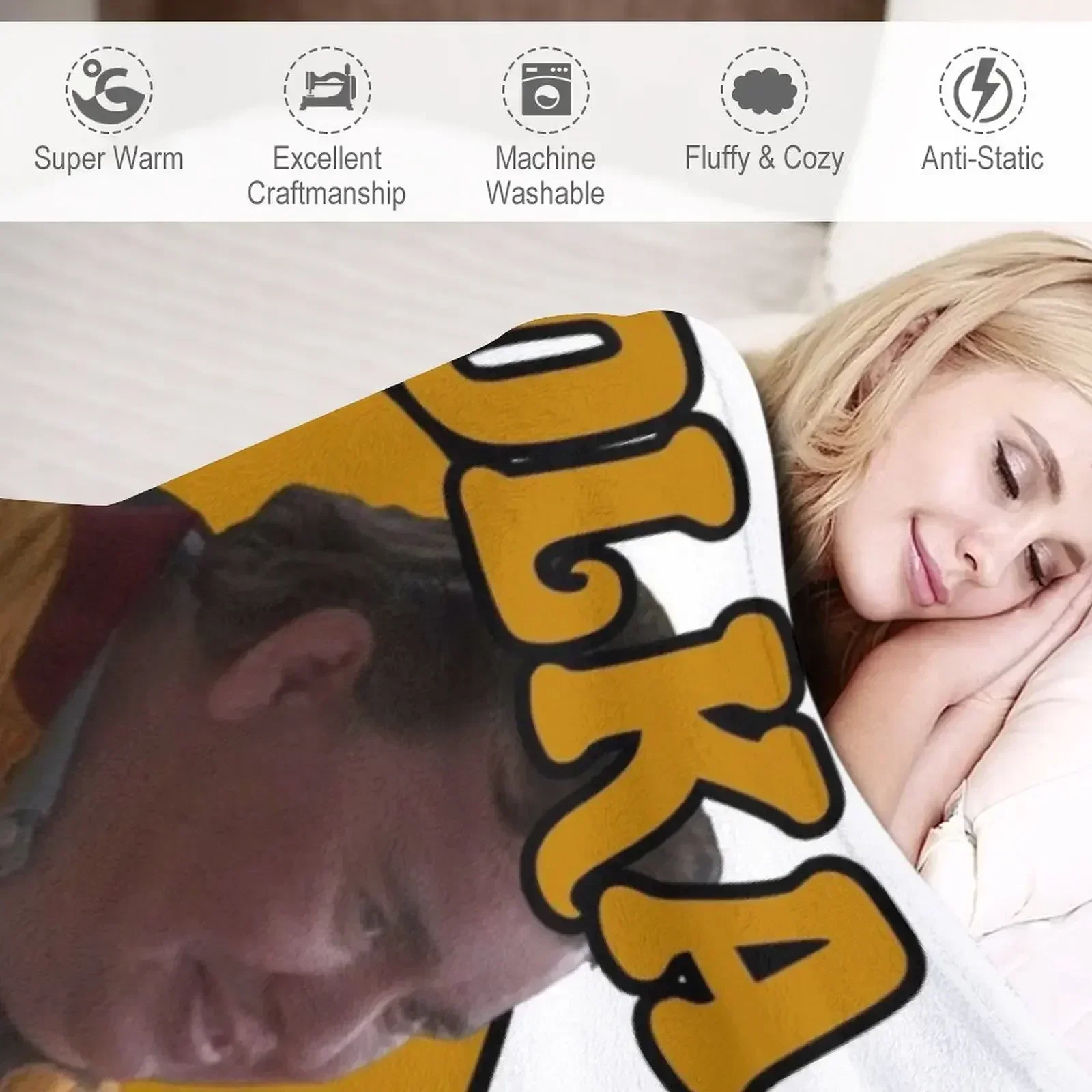 Одеяло John Candy is Gus Polinski Роскошные дизайнерские волосатые одеяла