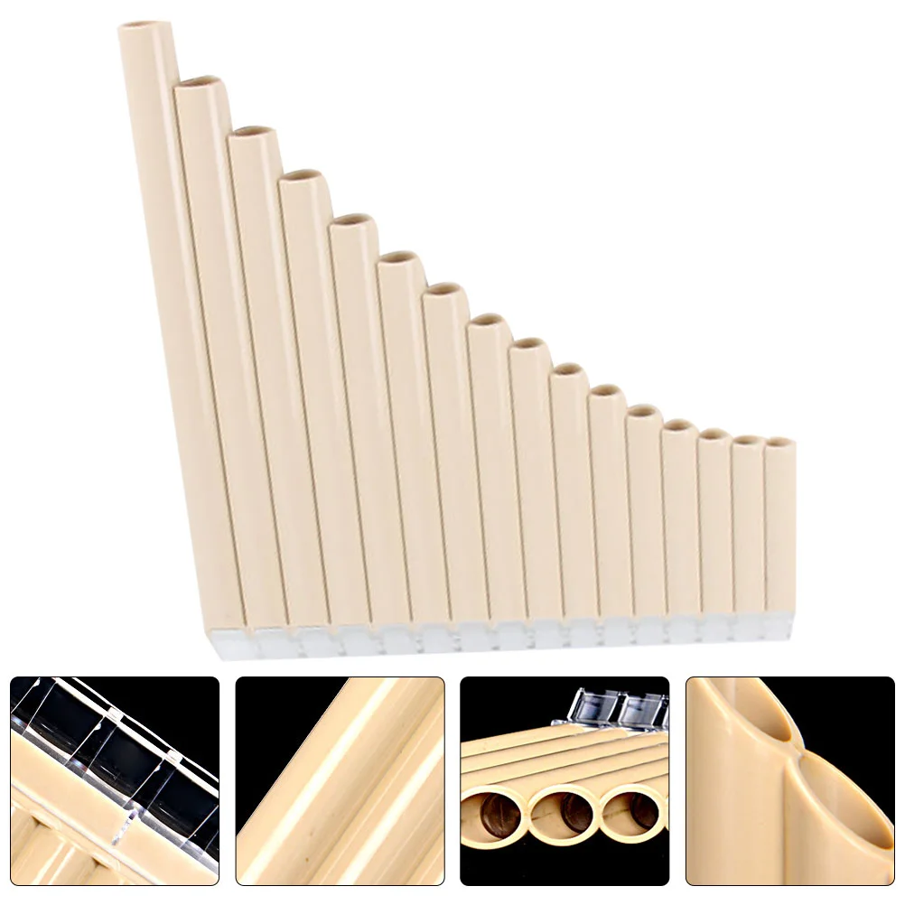 

1 Set Resin Exquisite Professional Premium Pan Flute 18 Pipes Panpipe Key Pan Flute