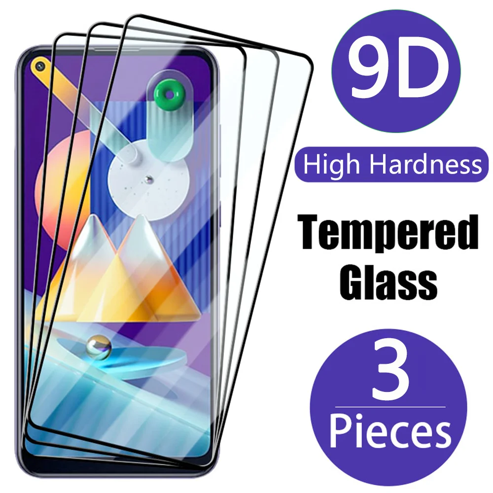 

3PCS Samsung Full Coverage Screen Protector A52 A53 A13 A32 A12 A50 A51 A52S A72 A22 A30S For A71 A21S A70 A73 Tempered Glass