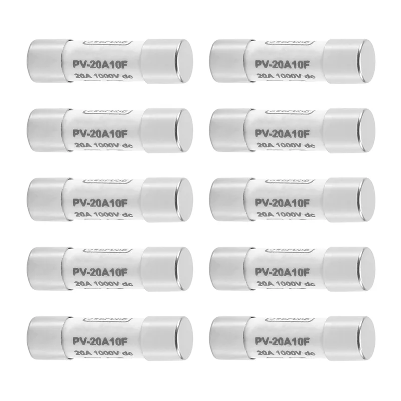 10 шт. Предохранитель постоянного тока солнечный фотоэлектрический