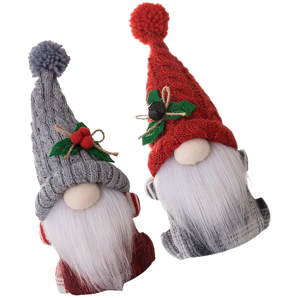 

2pcs Christmas Gnome Dolls Curtain Buckle Gnome Window Curtain Buckles