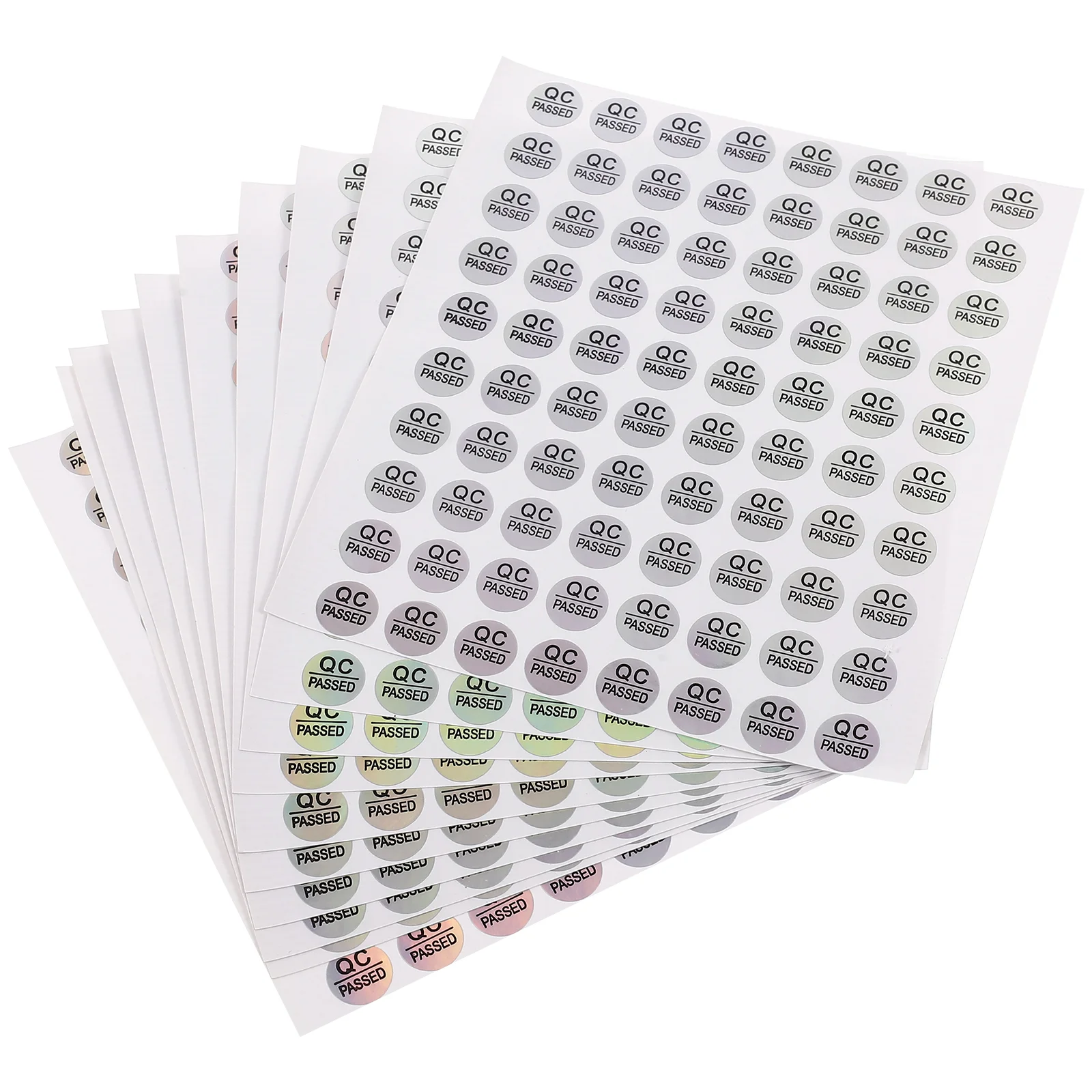 

Qc Pass Tag Multi-function Warehouse Tags Passed Labels Colored Circle Stickers