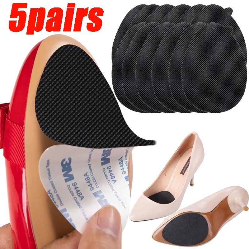 Anti Slip Sticker on The Sole Self-Adhesive Shoe Mat Durable Insoles High Heel Sticker Sole Protector Rubber Shoe Pads Cushion