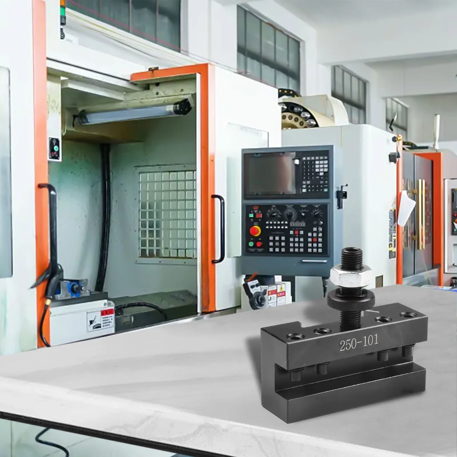 Черный токарный станок с ЧПУ держатель стойки инструмента поворотный надежно