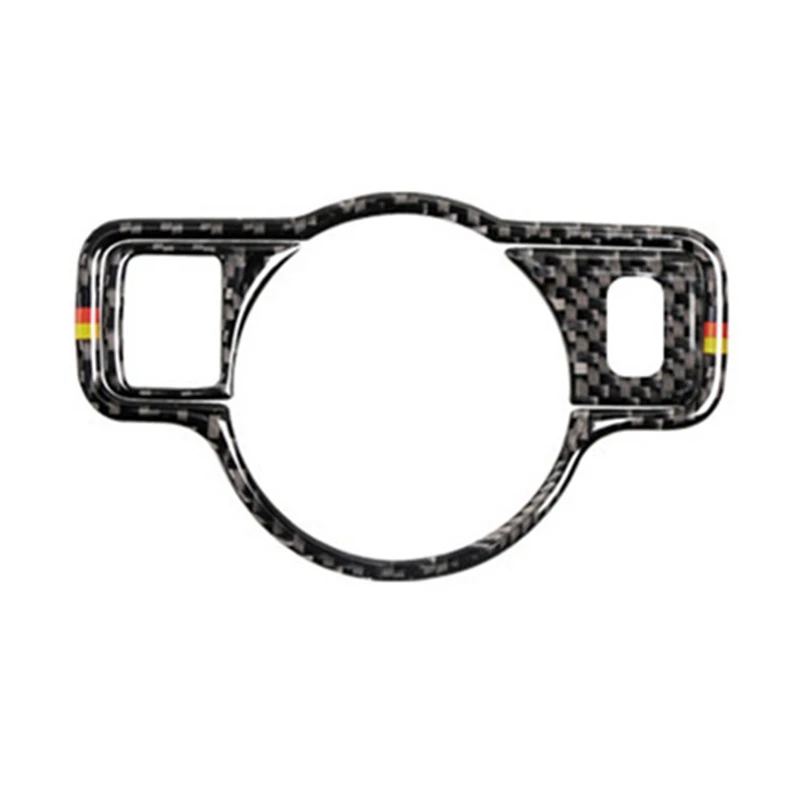 Наклейка на переключатель фар из углеродного волокна накладка рамку для Mercedes Benz A