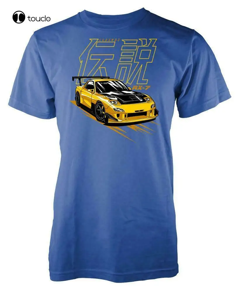 Rx7 импортная футболка для взрослых с изображением автомобиля, футболка, индивидуальная футболка для подростков, унисекс, футболка с цифровой печатью, модная забавная Новинка, унисекс