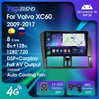 Автомагнитола 2 DIN на Android 10,0 для Volvo XC60 2009-2017 8G + 128G, стереоприемник, GPS-навигация, автомобильный видеоплеер DSP Android авто