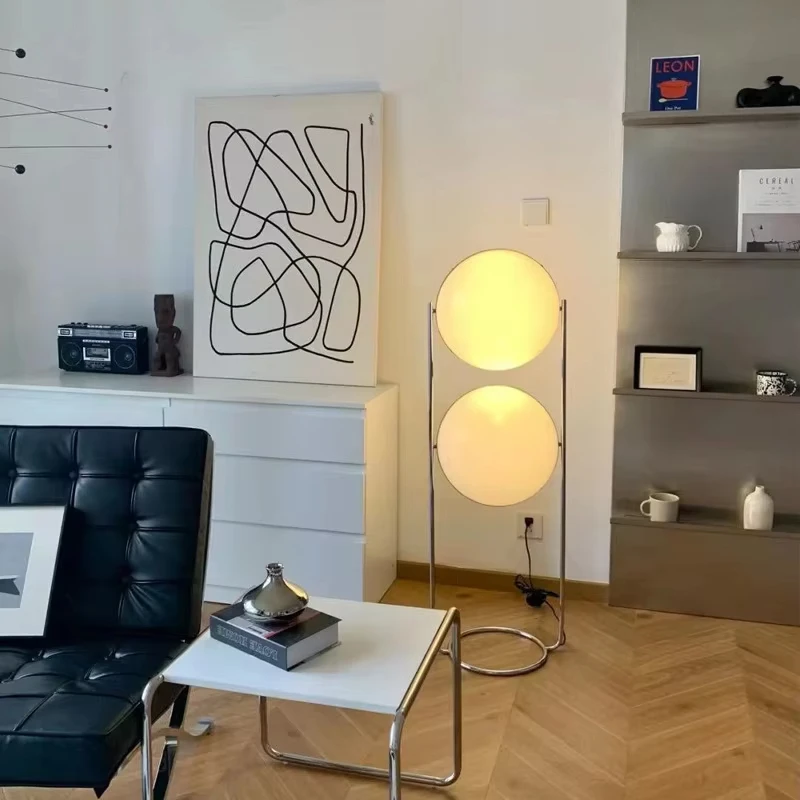 Фото Торшер Nordic Art Bauhaus Средневековый светильник для гостиной Прикроватная лампа для спальни Высококачественный декоративный торшер Настроение светодиодный светильник №3