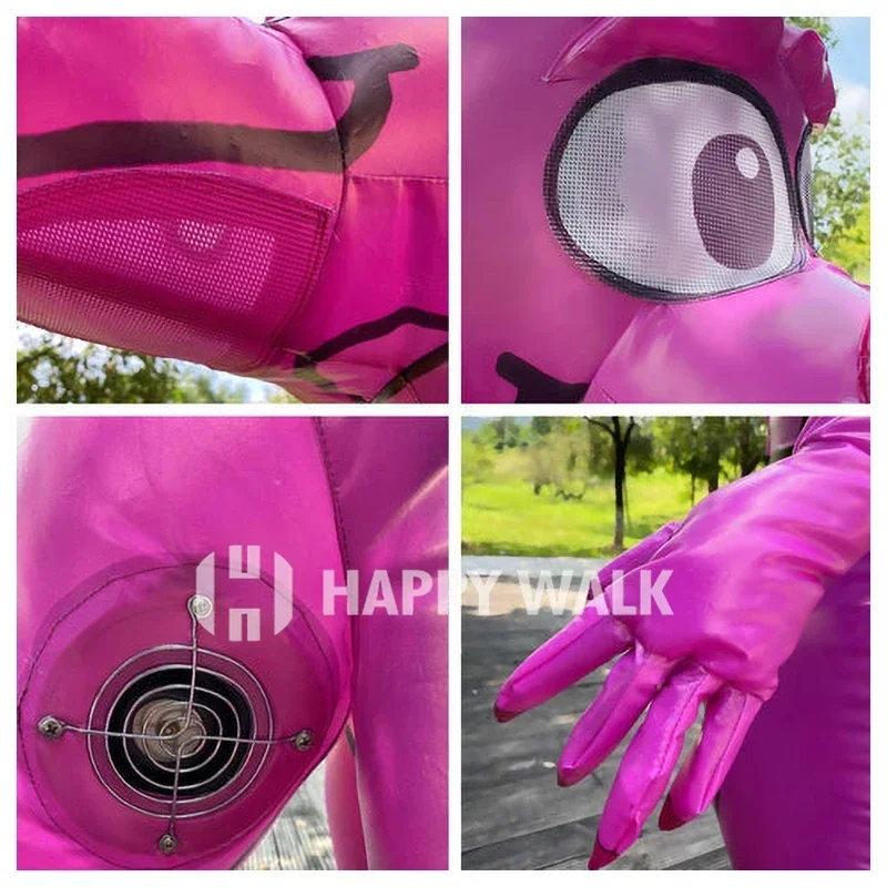 Надувной костюм в виде гриба реалистичный милый дракона для косплея Женская