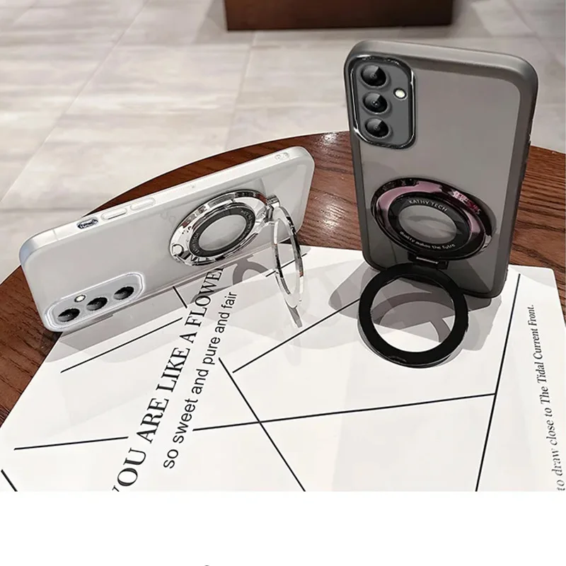 Магнитный силиконовый чехол-подставка Magsafe для Samsung Galaxy A05 A05S A04 A04S A04E A03 Core A03S S24