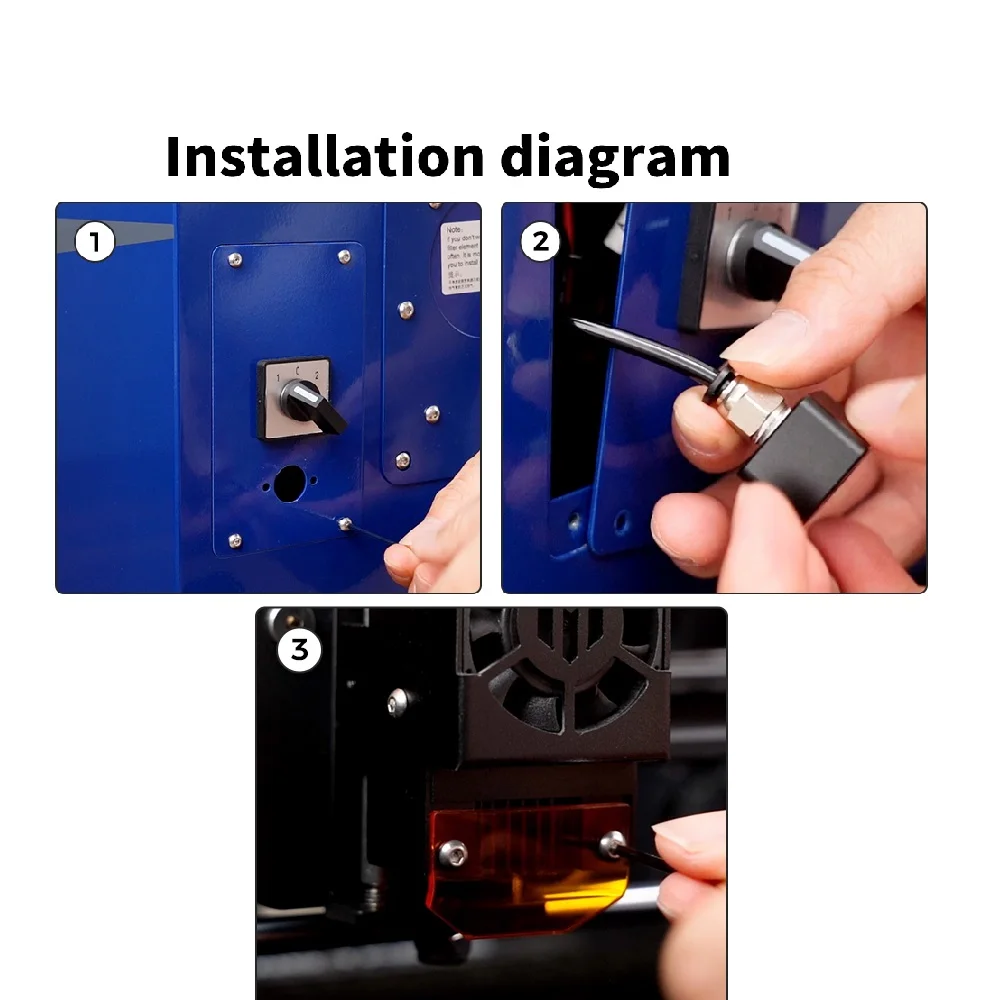 Воздушный насос Twotrees для лазерной гравировки TS3 регулируемый поток воздуха 10-30
