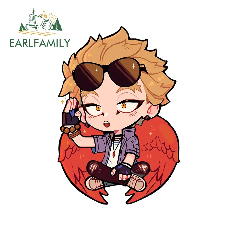 EARLFAMILY 13 см x 9 8 для Hawks забавный семейный холодильник сделай сам забавная наклейка