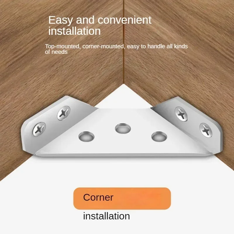100 шт. угловые кронштейны из нержавеющей стали