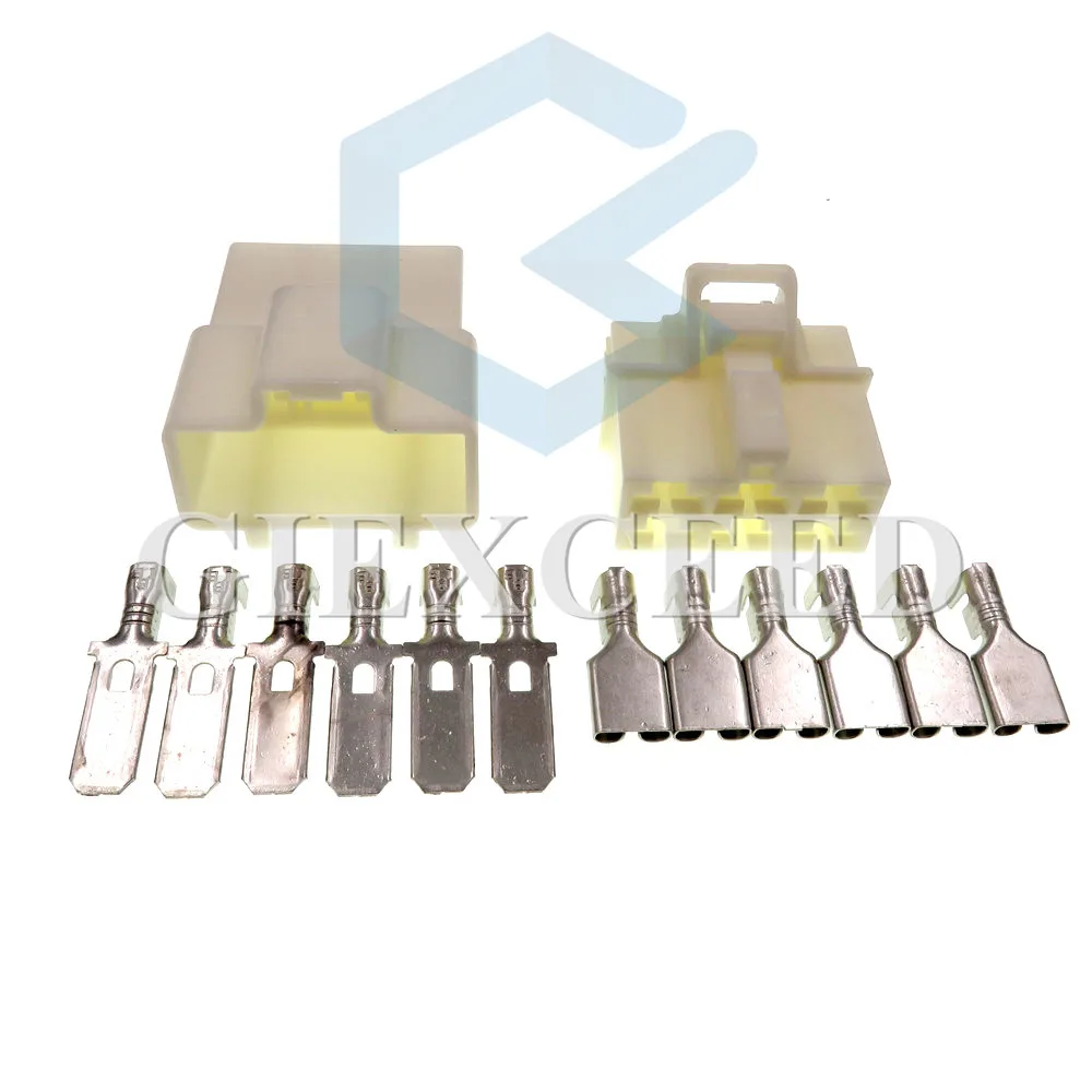 

6 контактов 7122-6367 7123-6367 гнездовой автоматический электрический разъем, штекер, сборка переменного тока, проводка, автомобильные розетки