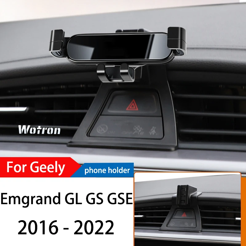 

Автомобильный держатель для телефона для GEEly Emgrand GL GS GSE 2016-2021 GPS Специальный гравитационный навигационный Кронштейн для мобильного телефона...