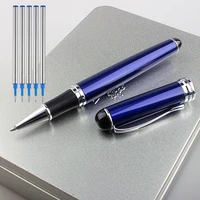 jinhao luxury x750 caneta rollerball metal silver accessories ball gel pen rollerball pen office stationery signature pens