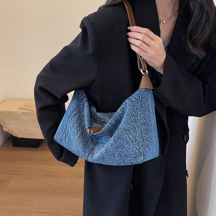 Модная женская сумка через плечо джинсовые сумки повседневные для женщин