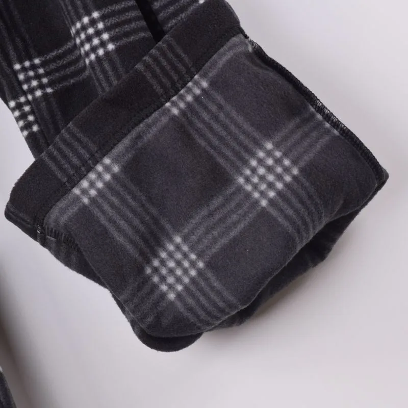 Winter Warm Trousers For Men Casual Sleep Bottoms Double Fleece Sleeping Pants Soft 4XL 5XL