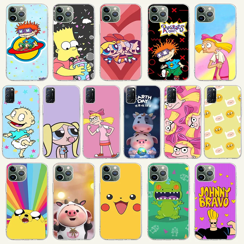 

KK-51 Rugrats Flexible TPU Case for Tecno Spark 5 6 7 Go 7P 8 8p 8C AIR 18Premier Pova Neo Pro