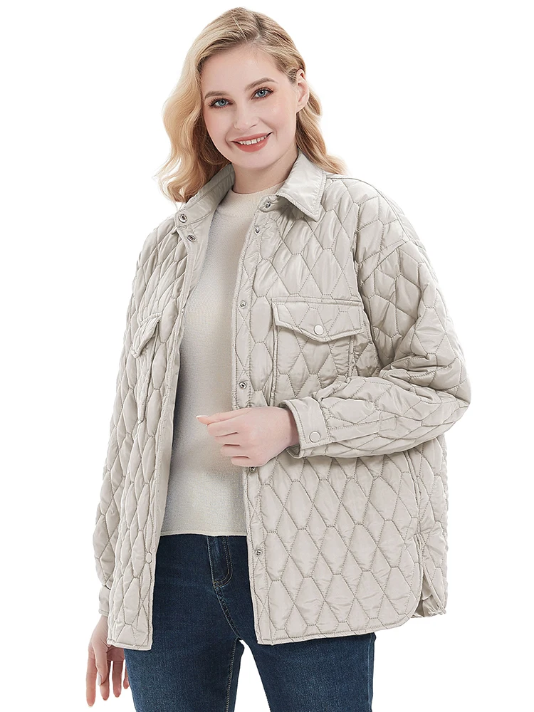 Giolshon 2022 Women Lightweight Padded Jackets Ultralight Quilted Coat For Warm Autumn Winter Down Coats Light Vest Puffer Coat