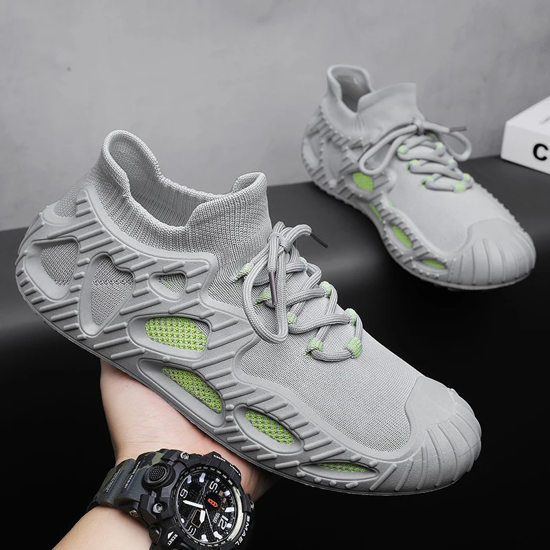 Men Running Shoes 2023 Comfortable Sport Shoes Men Trend Walking Shoes Men Sneakers Breathable Zapatillas