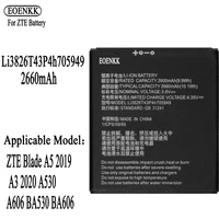 original capacity li3826t43p4h705949 battery for zte blade a5 2019 a3 2020 a530 a606 ba530 ba606 phone batteries bateria