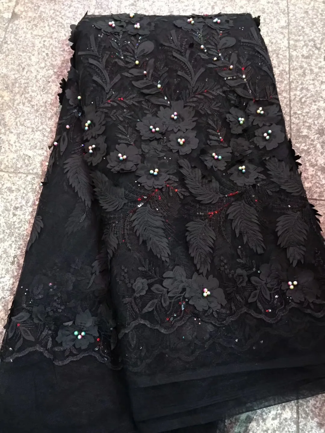 Новейший Королевский синий Лидер продаж французское кружево оптовая цена