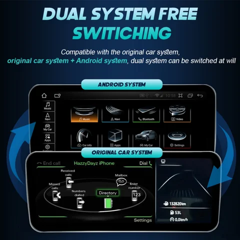 12,3 Android 14 Беспроводная мультимедийная стереосистема Carplay для Audi A4 A5 Q5 B9 2016-2023 IPS WIFI 4G BT Сенсорный экран GPS Navi Приемник
