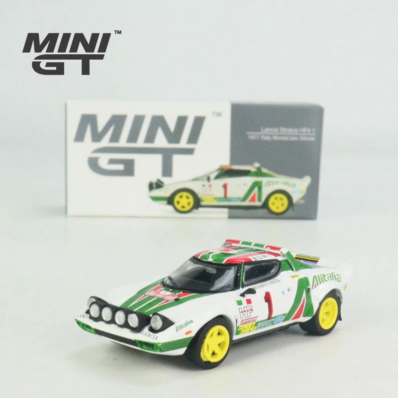 MINIGT 1:64 Stratos HF 1977 ралли монтескарло Winner #1 фигурки из сплава металла #422 LHD - купить по