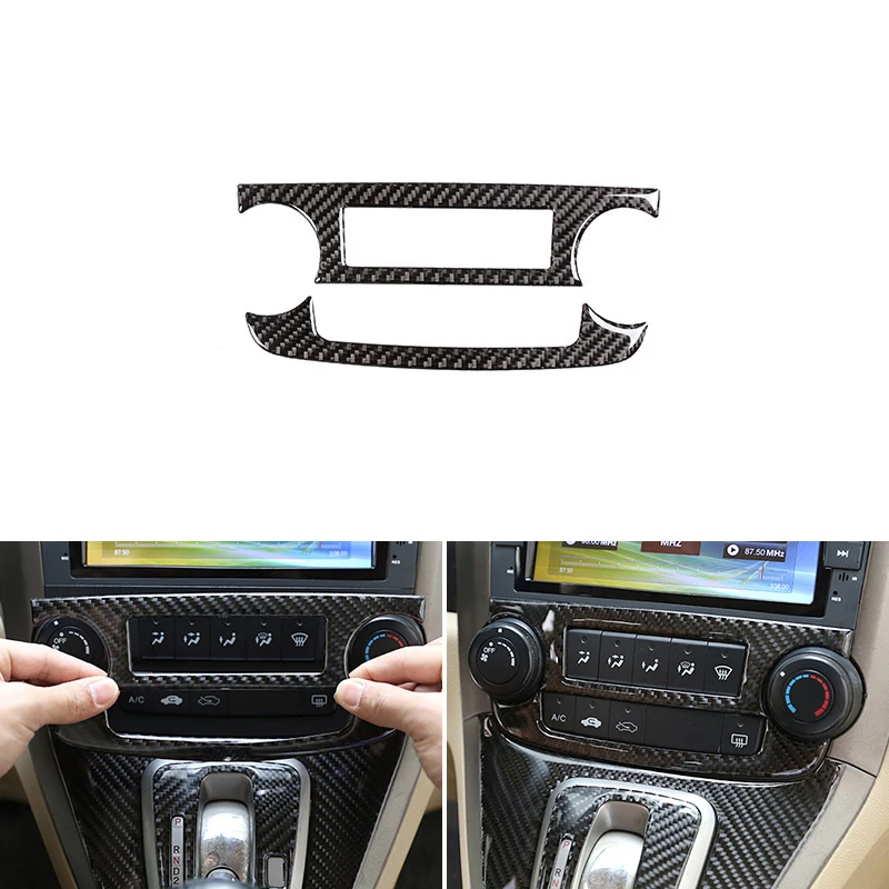 

Центральная панель управления CD из углеродного волокна для Honda CRV 2007 2008 2009 2010 2011, регулятор громкости, защитная рамка