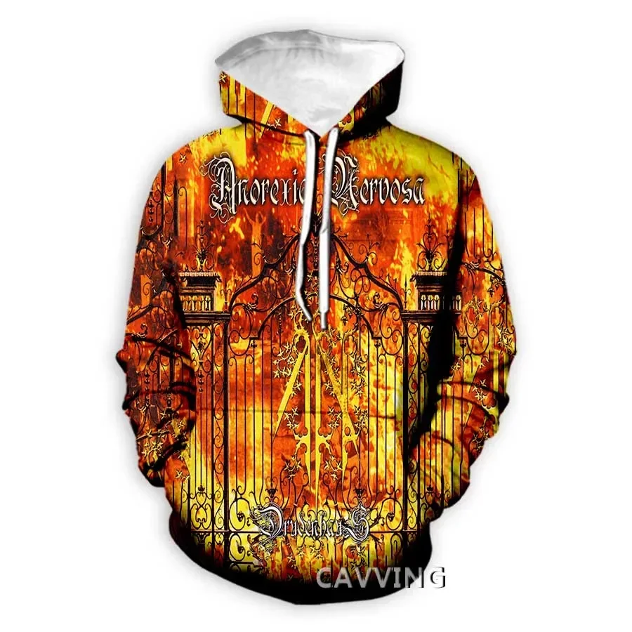 Новинка модная уличная одежда с 3D принтом Anorexia nersa мужские/женские толстовки