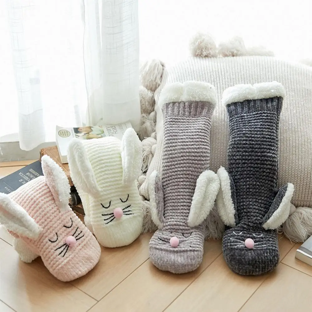 

Носки для пола зимние утолщенные теплые носки-чулки средней длины домашние носки для сна носки женские носки для дома в комнате рождественс...