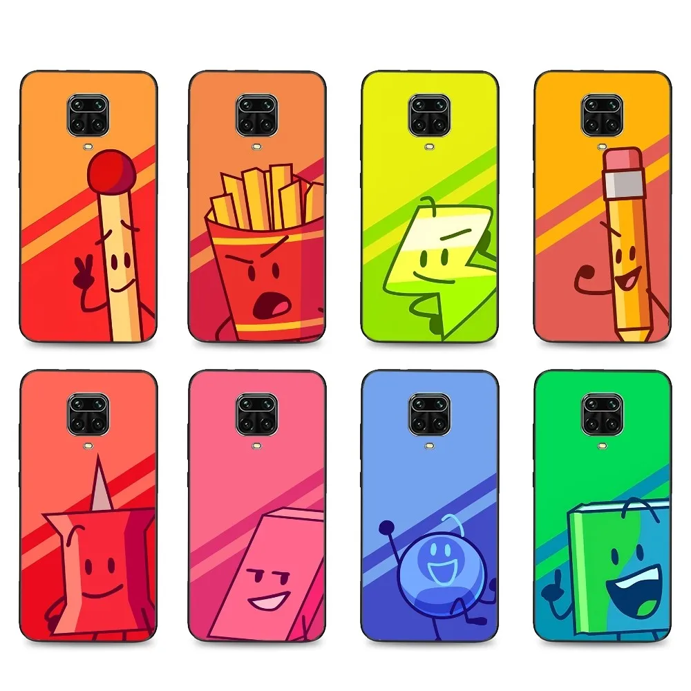Bfdi Battle For Dream Island Phone Case Xiaomi Mi 5X 8 9 10 11 12 Lite Pro 10T PocoX3pro PocoM3 Note